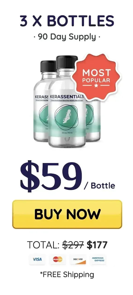 Kerassentials 3 bottle